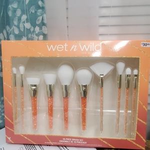 10 Piece Super Soft Wet n Wild Make Up Brush Set